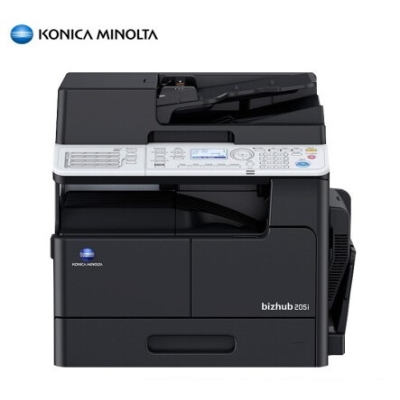 柯尼卡美能達(dá) KONICA MINOLTA bizhub 205i A3黑白數(shù)碼復(fù)合機(jī)(雙面輸稿器+單紙盒）bizhub 206升級版免費(fèi)安裝